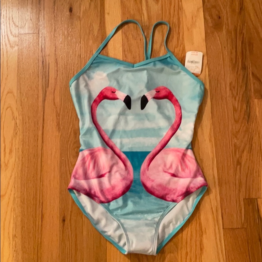 🎉HP🎉NWT- Gymboree XL (14) Flamingo 🦩 One Piece